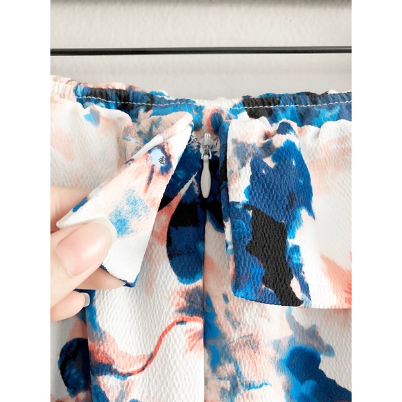 Marabelle Printed Off The Shoulder Dress - Picture 4 of 4